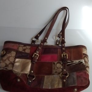 Coach patchwork bag